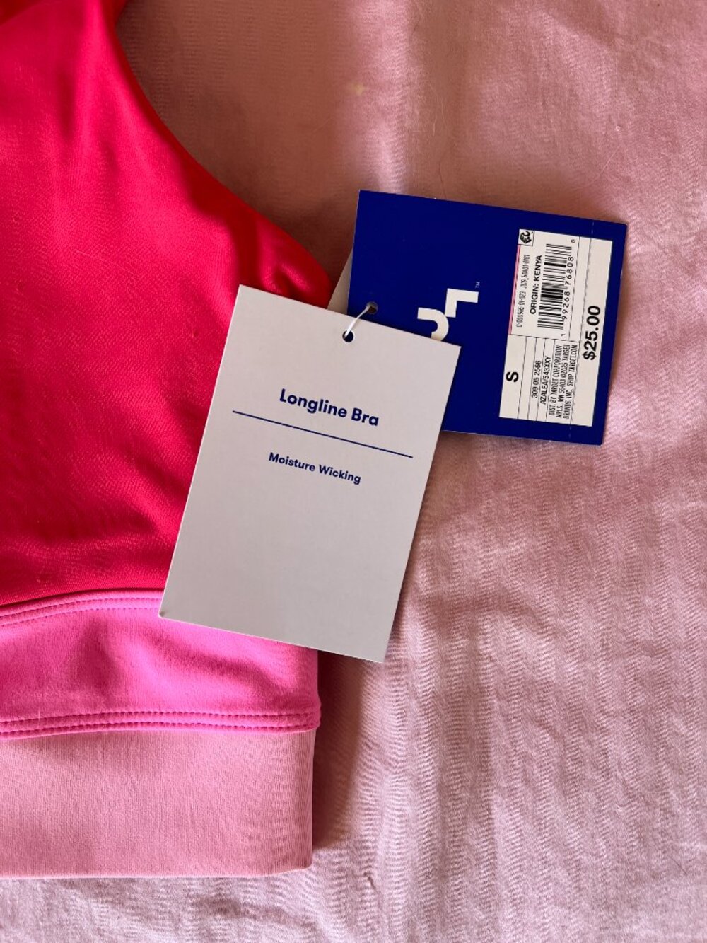 JoyLab High-Rise Colorblock Pink Workout Set - Picture 5 of 8